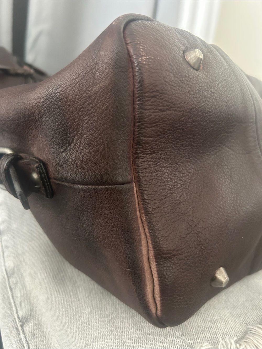 We The Free Emerson Leather Satchel - Brown (large) - Picture 3 of 5